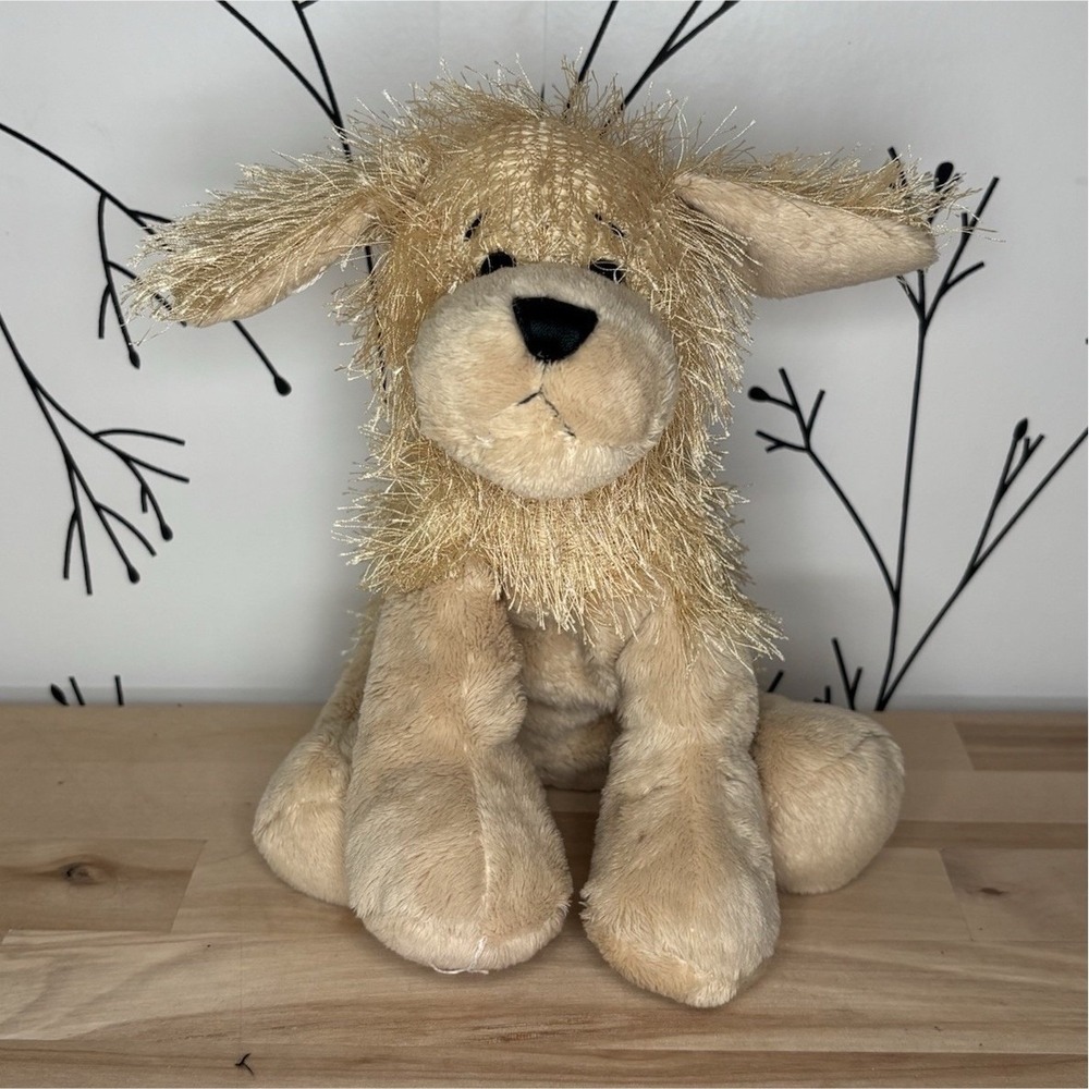 GANZ Webkinz Golden Retriever Plush HM010 Retired 2005 Stuffed Animal 7"